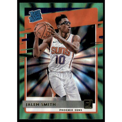 2020-21 Donruss Holo Green Laser #230 Jalen Smith RR