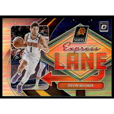 2020-21 Donruss Optic Express Lane Holo #12 Devin Booker