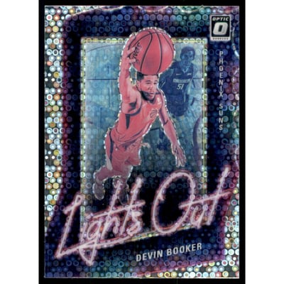 2020-21 Donruss Optic Lights Out Fast Break #5 Devin Booker