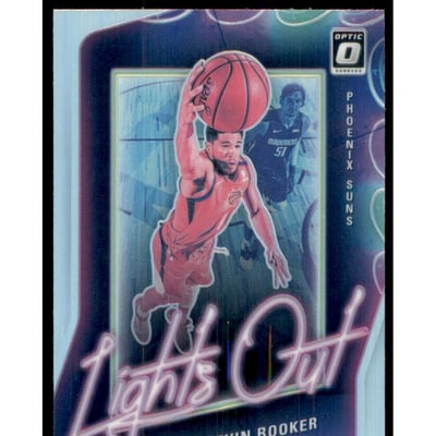 2020-21 Donruss Optic Lights Out Holo #5 Devin Booker