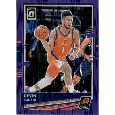 2020-21 Donruss Optic Purple Shock #122 Devin Booker