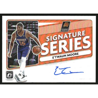 2020-21 Donruss Optic Signature Series Holo #7 E'Twaun Moore