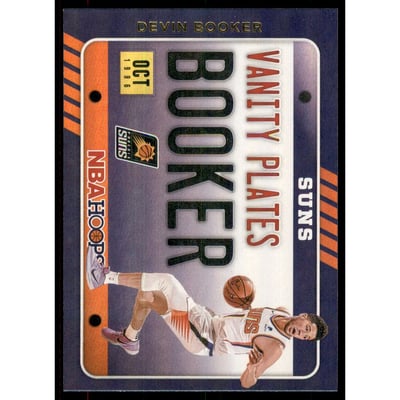 2020-21 Hoops Vanity Plates Holo #15 Devin Booker