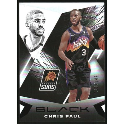 2020-21 Panini Black #8 Chris Paul