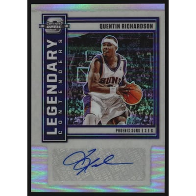 2020-21 Panini Contenders Optic Legendary Contenders Autographs #4 Quentin Richardson/149
