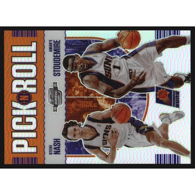 2020-21 Panini Contenders Optic Pick n Roll #4 Steve Nash/Amar'e Stoudemire