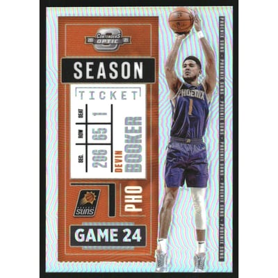 2020-21 Panini Contenders Optic Silver #37 Devin Booker