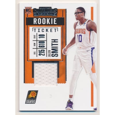 2020-21 Panini Contenders Rookie Ticket Swatches #38 Jalen Smith