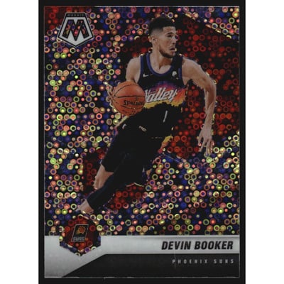 2020-21 Panini Mosaic Mosaic Fast Break Silver #33 Devin Booker