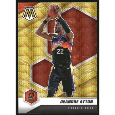 2020-21 Panini Mosaic Mosaic Gold Wave #199 Deandre Ayton
