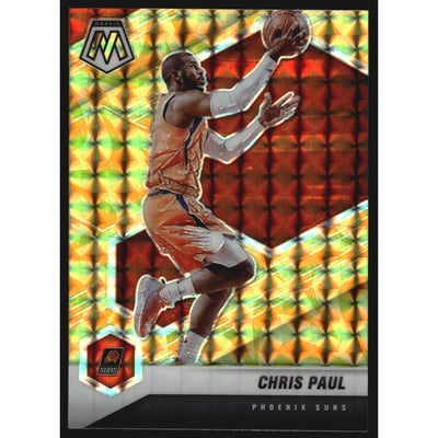 2020-21 Panini Mosaic Mosaic Reactive Yellow #92 Chris Paul