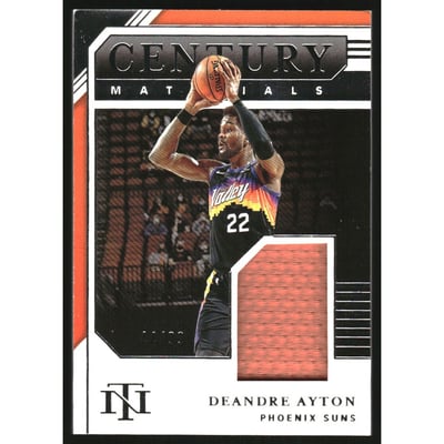 2020-21 Panini National Treasures Century Materials #35 Deandre Ayton/99