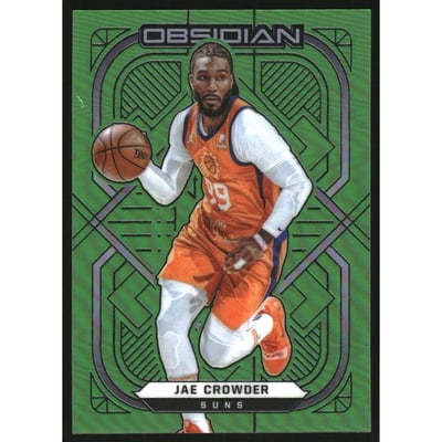 2020-21 Panini Obsidian Electric Etch Green Flood #138 Jae Crowder