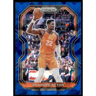2020-21 Panini Prizm Prizms Blue Ice #5 Deandre Ayton
