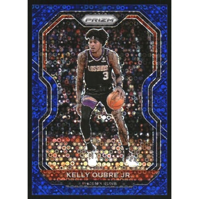 2020-21 Panini Prizm Prizms Fast Break Blue #208 Kelly Oubre Jr.