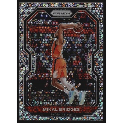 2020-21 Panini Prizm Prizms Fast Break #204 Mikal Bridges