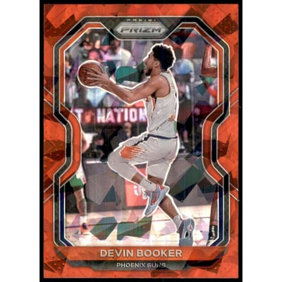 2020-21 Panini Prizm Prizms Red Ice #214 Devin Booker
