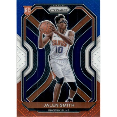 2020-21 Panini Prizm Prizms Red White and Blue #300 Jalen Smith