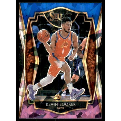 2020-21 Select Prizms Blue White Purple Ice #121 Devin Booker