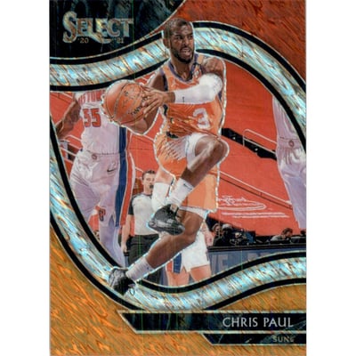 2020-21 Select Prizms Red White Orange Shimmer #209 Chris Paul