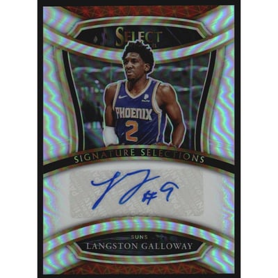 2020-21 Select Signature Selections #34 Langston Galloway