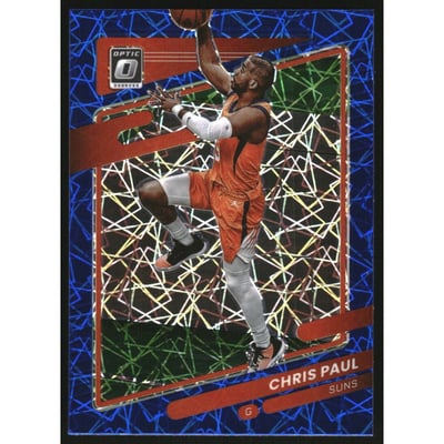 2021-22 Donruss Optic Blue Velocity #115 Chris Paul