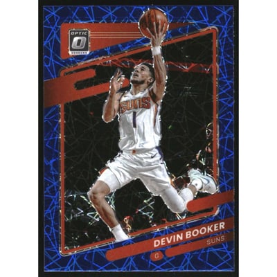 2021-22 Donruss Optic Blue Velocity #142 Devin Booker