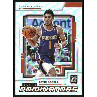 2021-22 Donruss Optic Elite Dominators Holo #18 Devin Booker