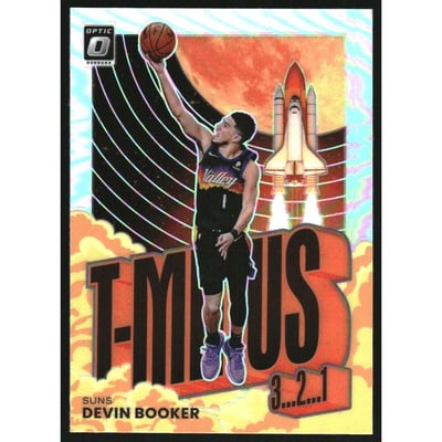 2021-22 Donruss Optic T-Minus 3...2...1... Holo #15 Devin Booker