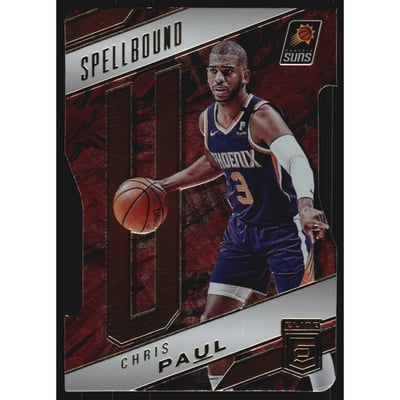 2021-22 Elite Spellbound Orange Die Cut #39 Chris Paul