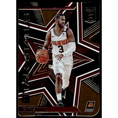 2021-22 Elite Star Status Orange Die Cut #9 Chris Paul