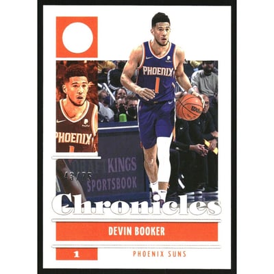2021-22 Panini Chronicles 75th Anniversary #14 Devin Booker