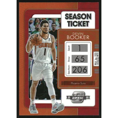 2021-22 Panini Contenders Optic Red #31 Devin Booker