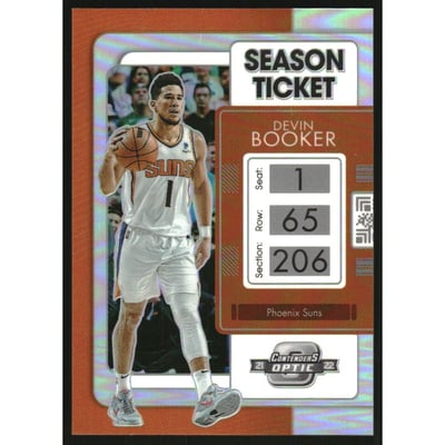 2021-22 Panini Contenders Optic Silver #31 Devin Booker