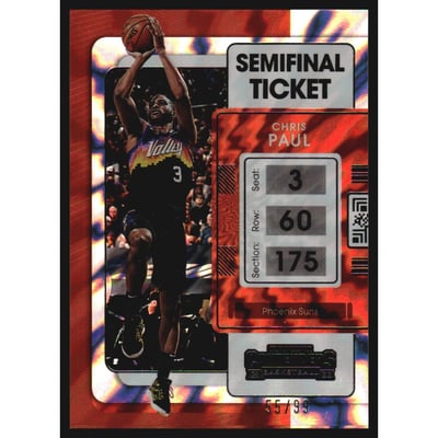 2021-22 Panini Contenders Semifinal Ticket #97 Chris Paul