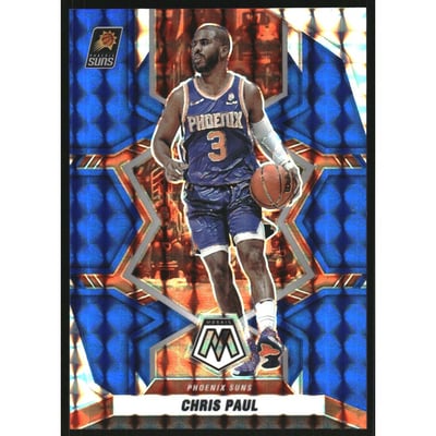 2021-22 Panini Mosaic Mosaic Blue #118 Chris Paul