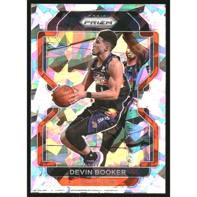 2021-22 Panini Prizm Prizms Ice #203 Devin Booker