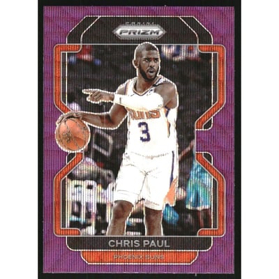 2021-22 Panini Prizm Prizms Purple Wave #89 Chris Paul