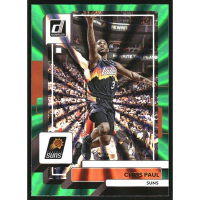 2022-23 Donruss Holo Green Laser #134 Chris Paul