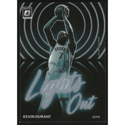 2022-23 Donruss Optic Lights Out Holo #4 Kevin Durant