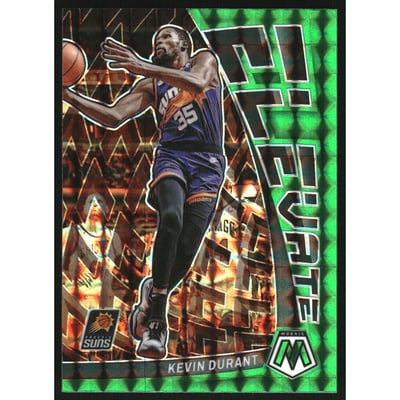 2022-23 Panini Mosaic Elevate Mosaic Green #3 Kevin Durant