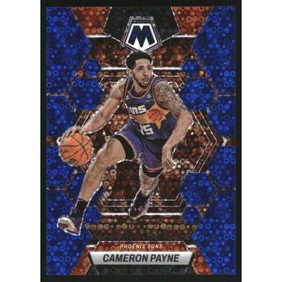 2022-23 Panini Mosaic Mosaic Fast Break Blue #169 Cameron Payne