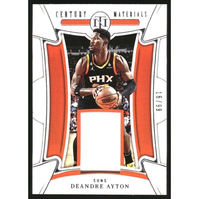 2022-23 Panini National Treasures Century Materials #34 Deandre Ayton