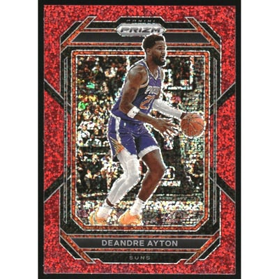 2022-23 Panini Prizm Prizm Red Sparkle #135 Deandre Ayton