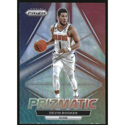 2022-23 Panini Prizm Prizmatic Prizms Silver #18 Devin Booker