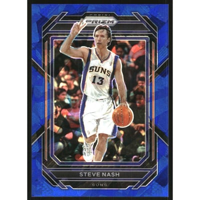 2022-23 Panini Prizm Prizms Blue Ice #289 Steve Nash