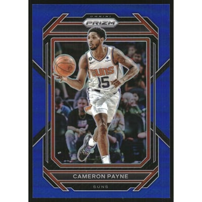 2022-23 Panini Prizm Prizms Blue #129 Cameron Payne