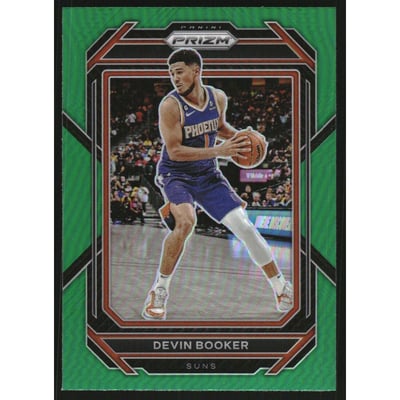 2022-23 Panini Prizm Prizms Green #140 Devin Booker