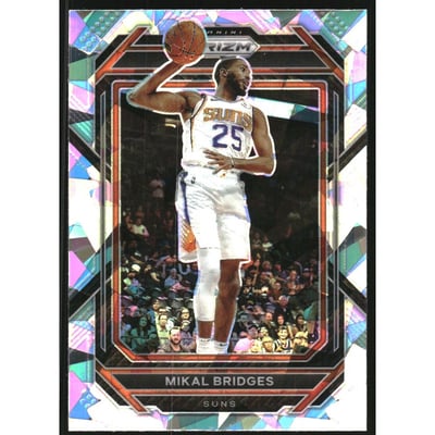 2022-23 Panini Prizm Prizms Ice #120 Mikal Bridges
