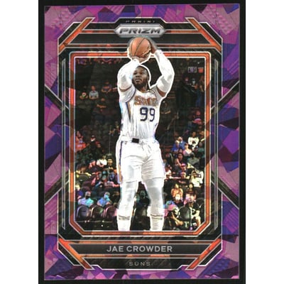 2022-23 Panini Prizm Prizms Purple Ice #127 Jae Crowder